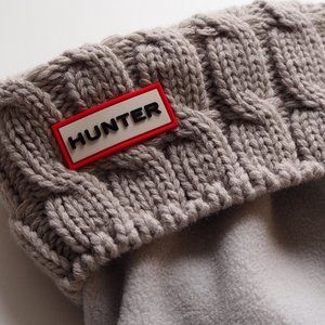 Hunter pale grey (gray) boot socks, medium